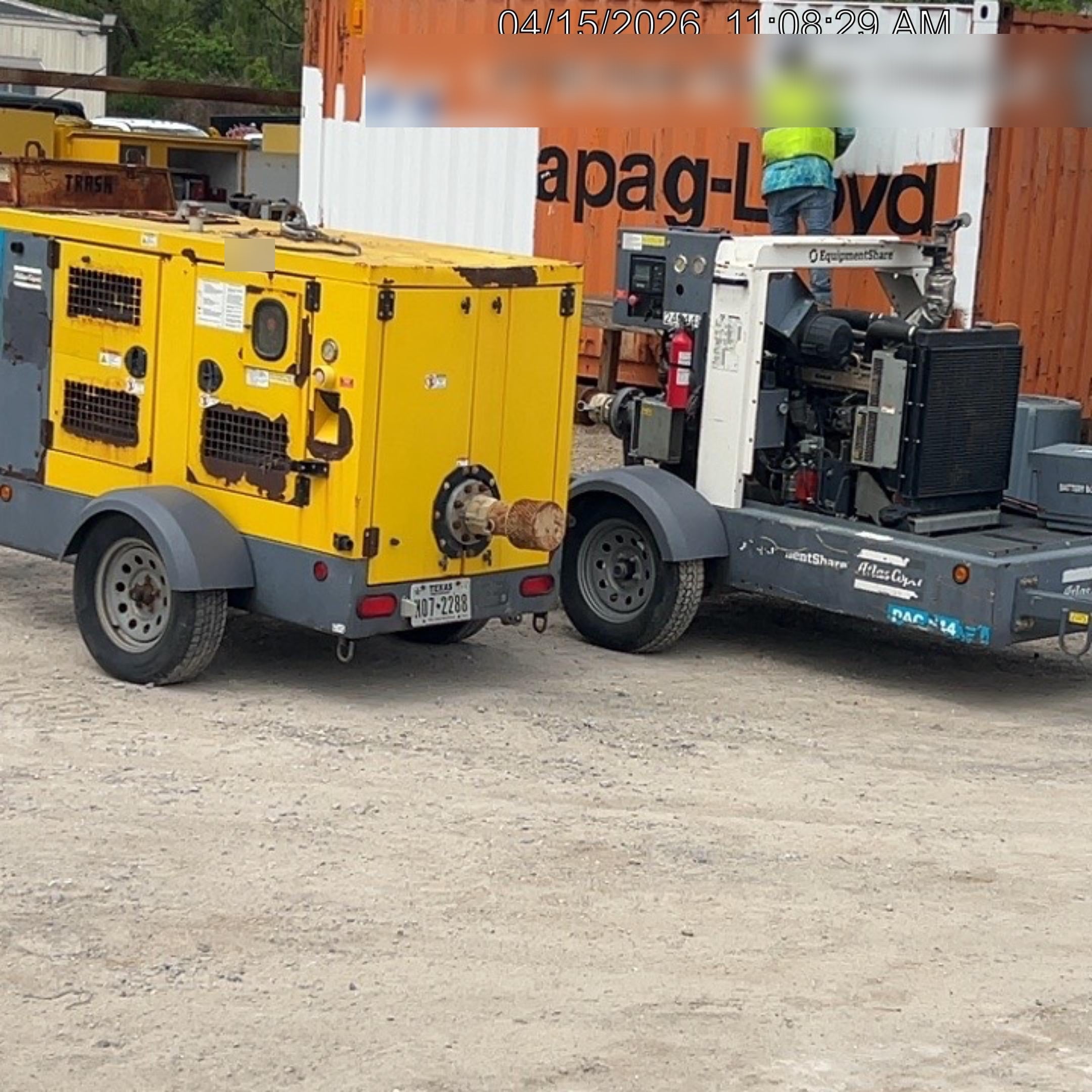 2020 ATLAS COPCO PAS 100 HF CS Enclosed