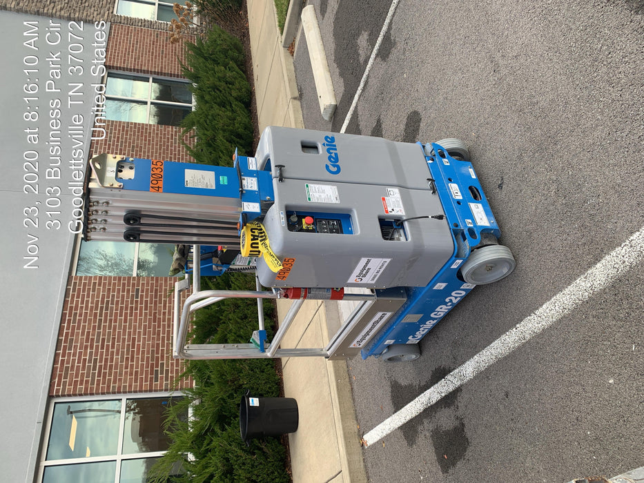 2019 GENIE GR-20