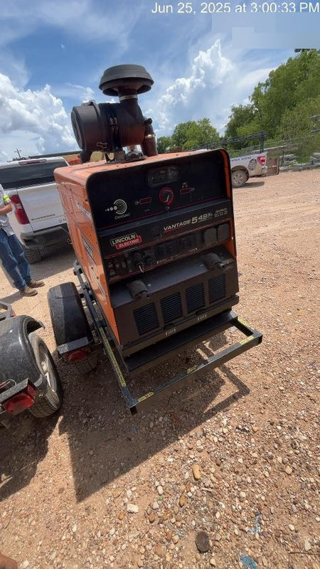 2022 Lincoln Electric Vantage 549X Crosslink Technology, Trailer Mounted, ES Decals, T3