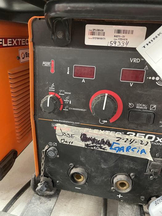 2021 LINCOLN ELECTRIC FLEXTEC 350X