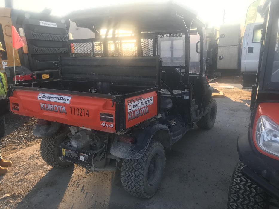 2020 Kubota RTV-X1140W-H Canopy, 4-Seater, Diesel, Windshield Acrylic Clear, Strobe Light, Backup Alarm
