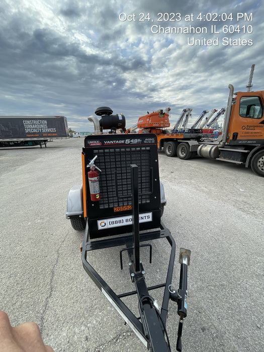 2022 Lincoln Electric Vantage 549X Crosslink Technology, Trailer Mounted, ES Decals, T3