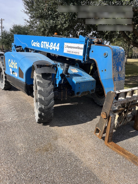 2017 Genie GTH-844 Diesel Engine, Solid Tires, 60" Carriage, Open ROPS