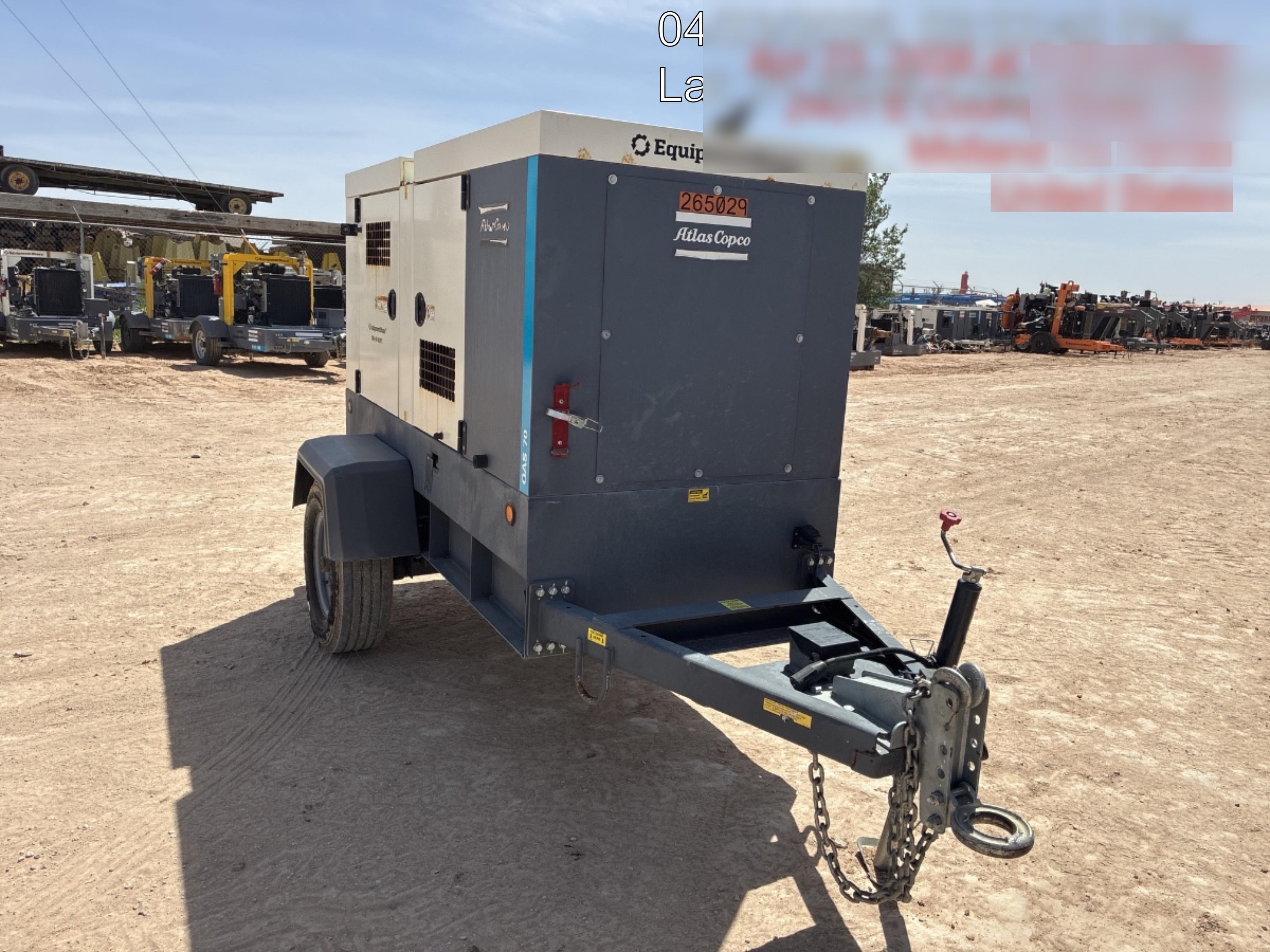 2022 ATLAS COPCO QAS 70