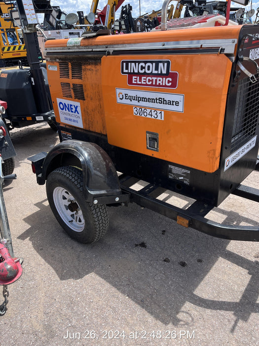 2023 Lincoln Electric LE400 Kubota V1505, Trlr, Cable Rack, Light Kit, ES Decals, T3