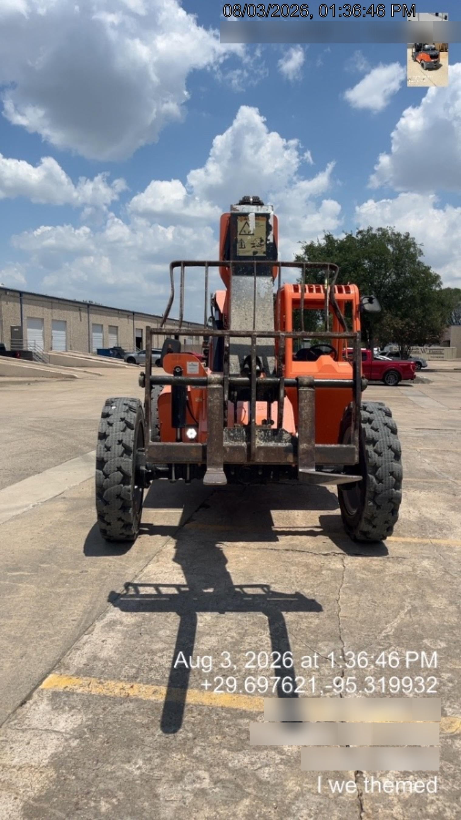 2019 Skytrak 6036 Canopy, Solid Tires, LED Work Lights, Beacon w/72" Carriage, 48" Pallet Forks