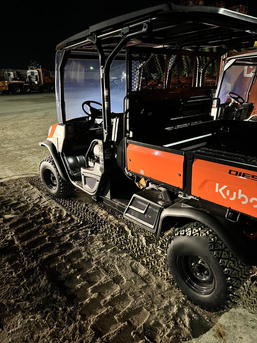 2022 Kubota RTV-X1140W-H Plastic Canopy, Windshield Acrylic Clear, LED Strobe Light, Wire Harness Kit, Back up Alarm