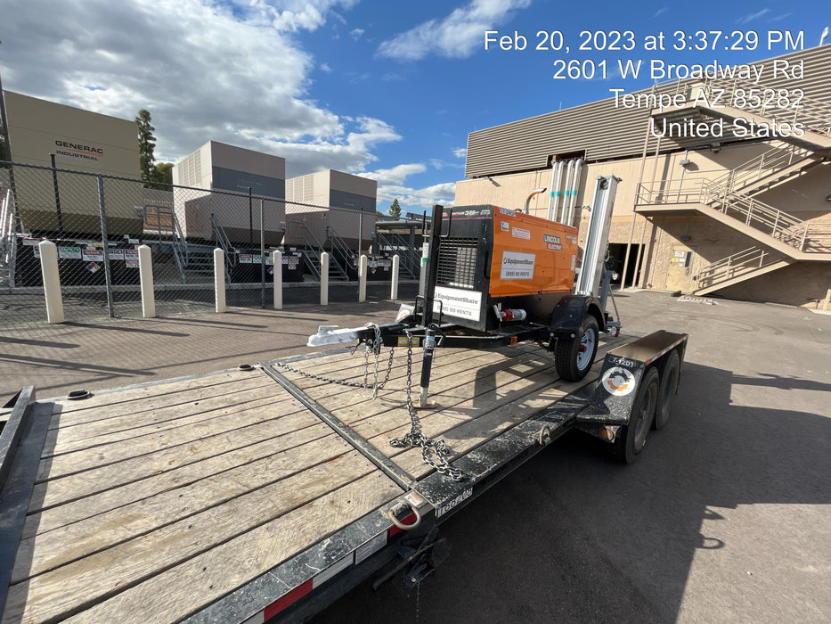 2021 Lincoln Electric Vantage 322 Vantage 322 Ready Pak 3 w/ Decals, ORANGE (includes trailer, cable rack, fender light kit) NO Telematics