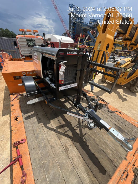 2024 Lincoln Electric LE400 Kubota V1505, Trlr, Cable Rack, Light Kit, ES Decals, T3