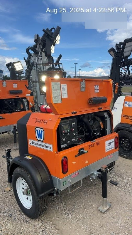 2024 Wanco WLTT-4MM4K Diesel, Deep Sea Controller, Shore Power Plug, Auto Start, (4) 350W LED Floodlights, 4kW Generator, 60 Gal Fuel Tank, 2" Ball, T3