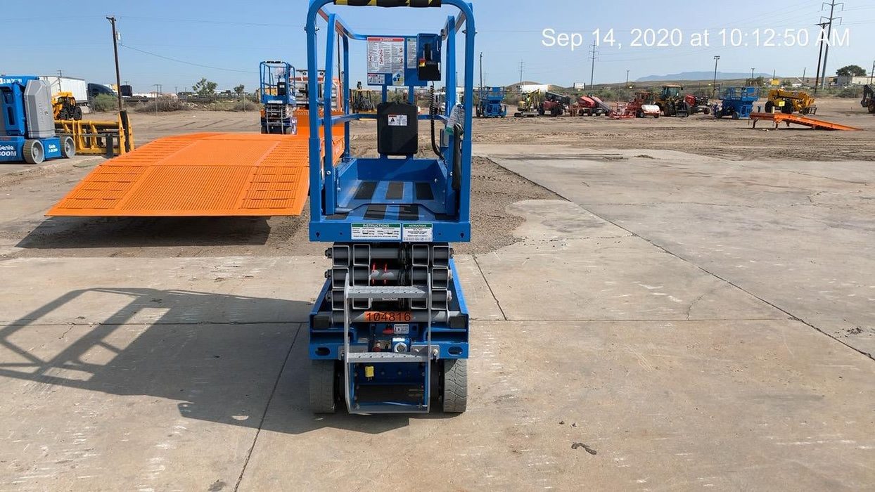 2020 Genie GS-1930 Fixed rails with chain entry gate - Pre A92.20