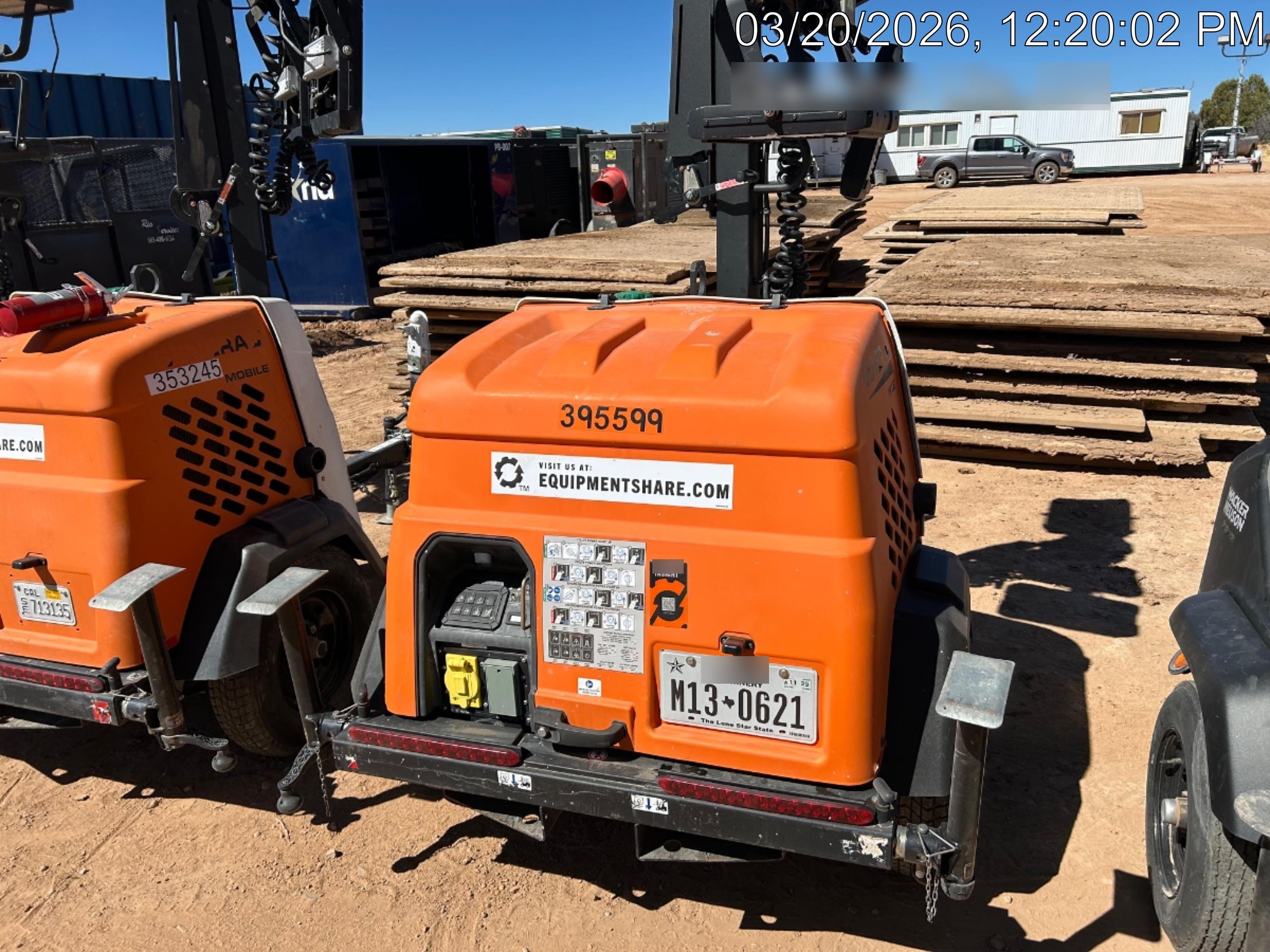 2024 Generac MLT2 Diesel, Flex Switch 120V Input, Powerzone Controller, 
(4) 320W LED Lights, 4kW Generator, 39.9 Gal Fuel Tank, 2" Ball, T3