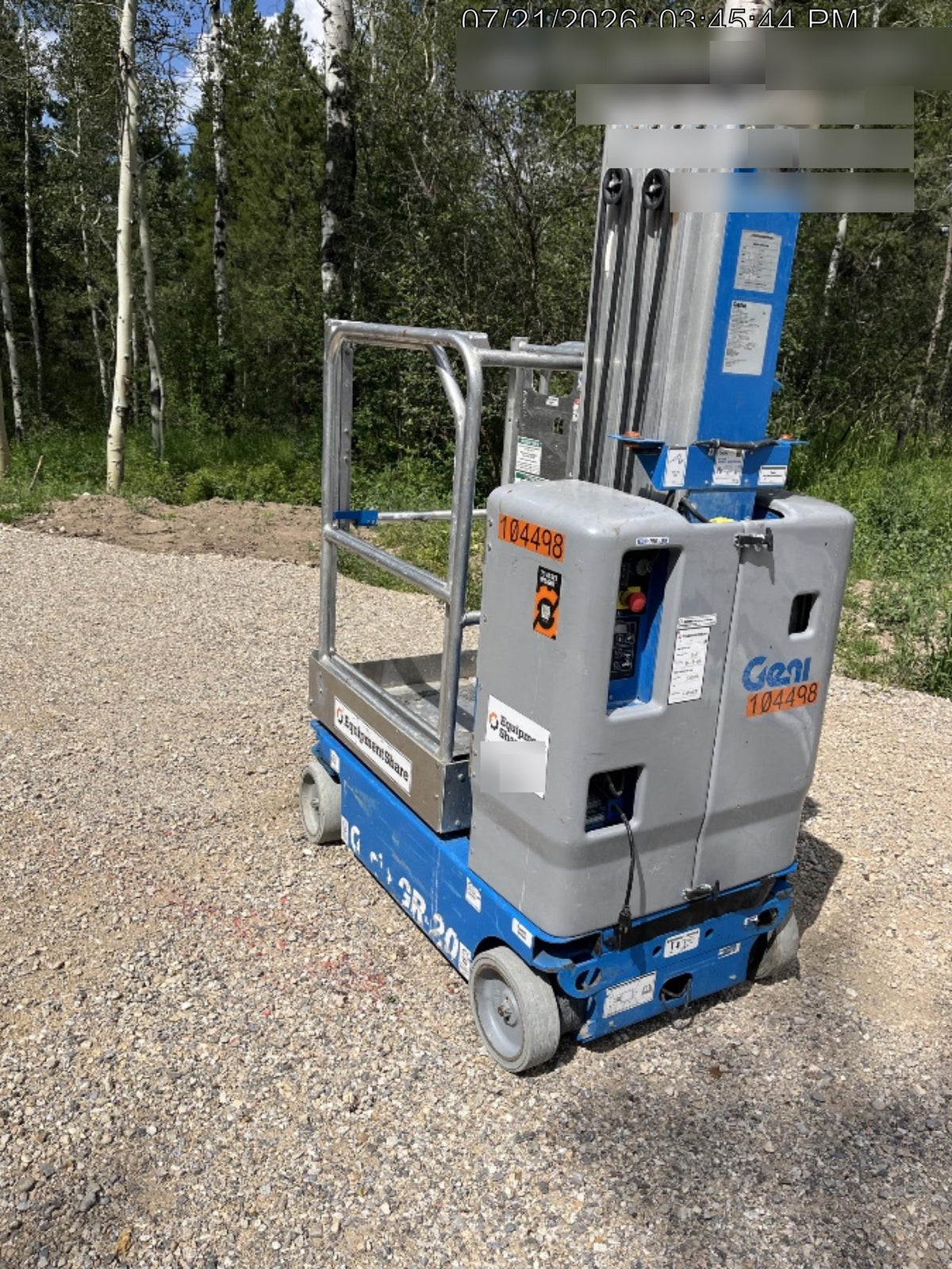 2020 GENIE GR-20