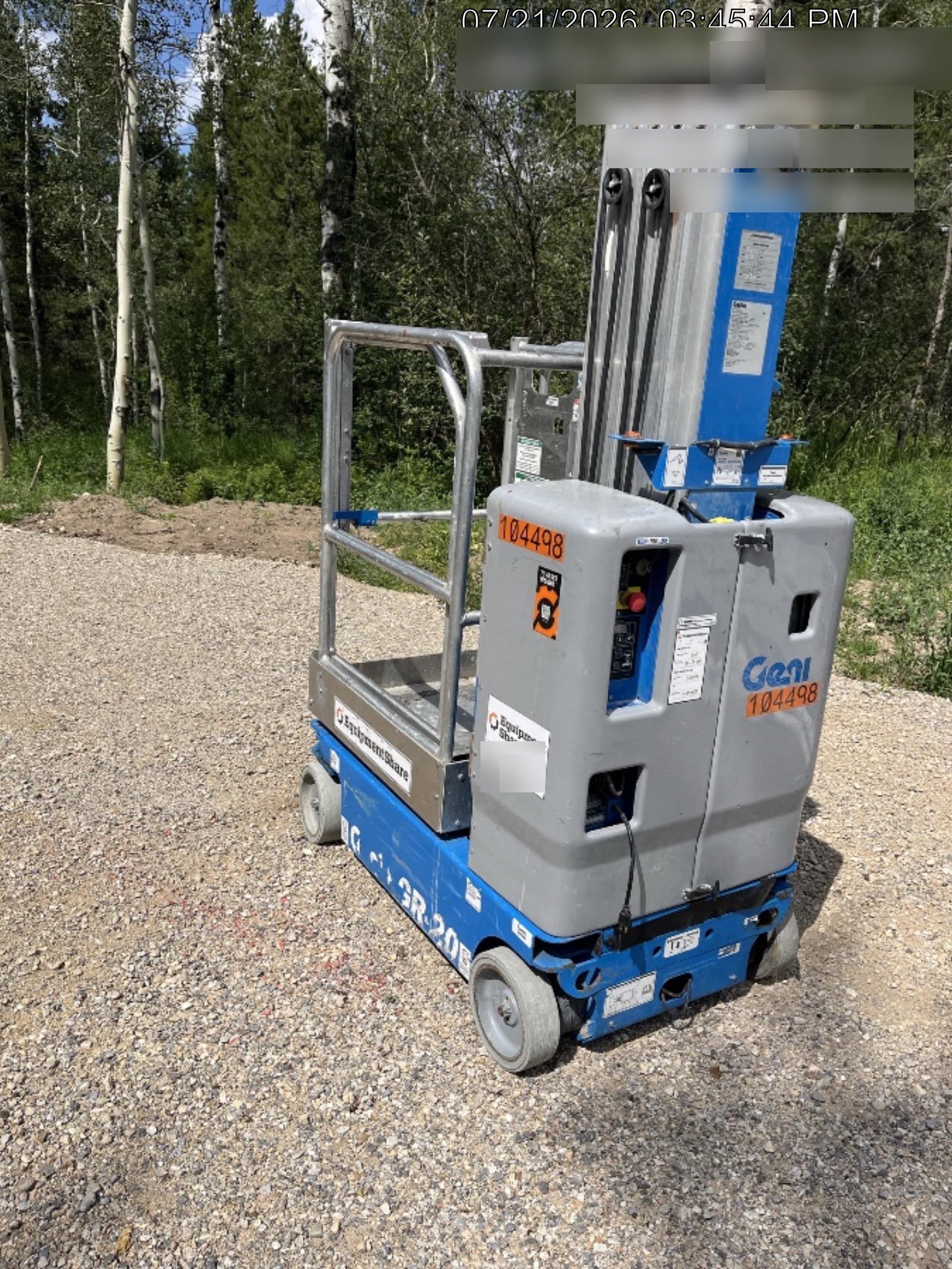 2020 GENIE GR-20