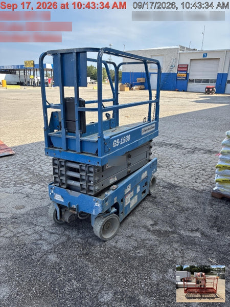2019 Genie GS-1930 Fixed rails with chain Entry