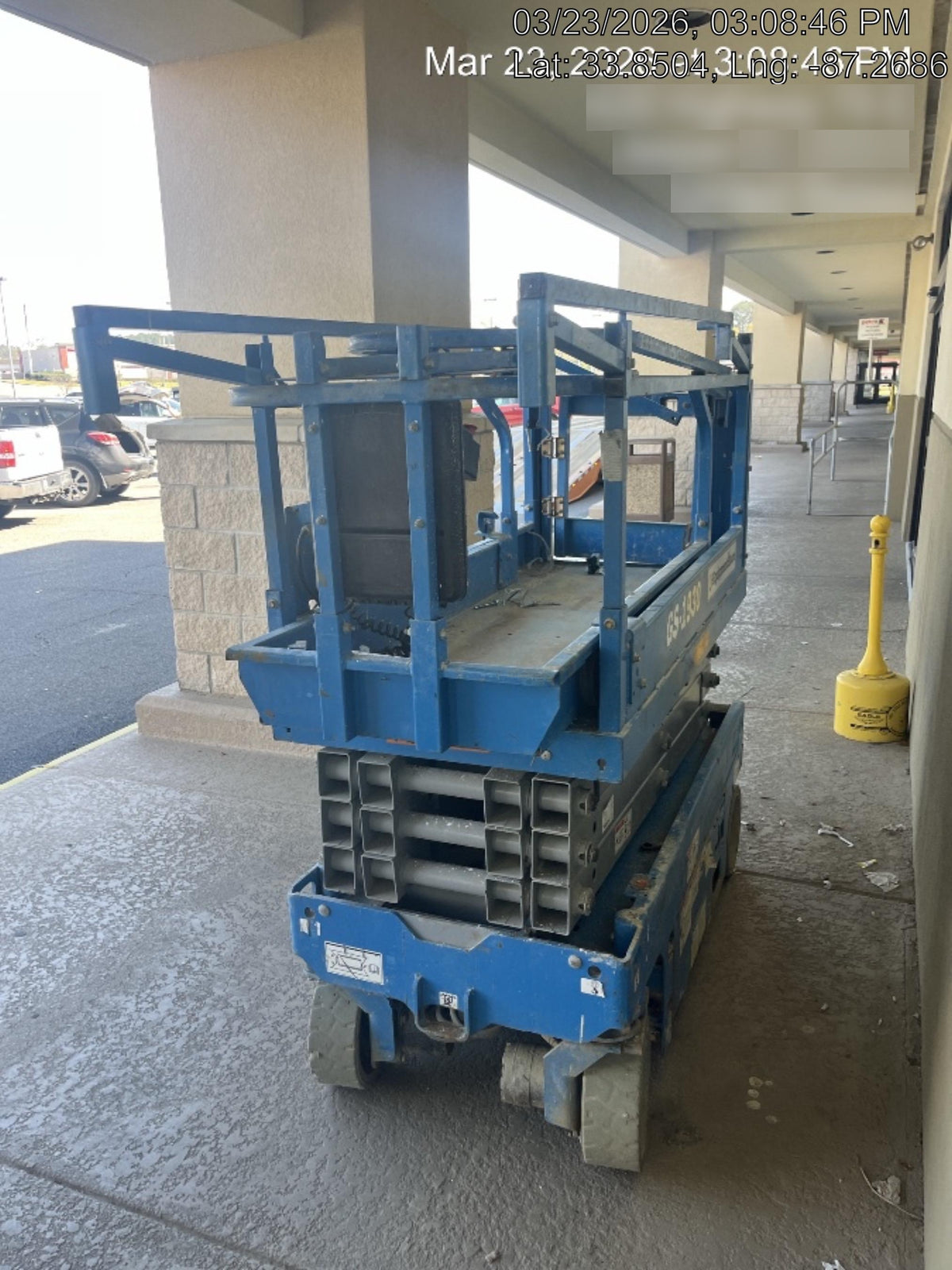 2020 Genie GS-1930 Solid Non Marking Tires, Beacon, Folding rails with half height swing gate