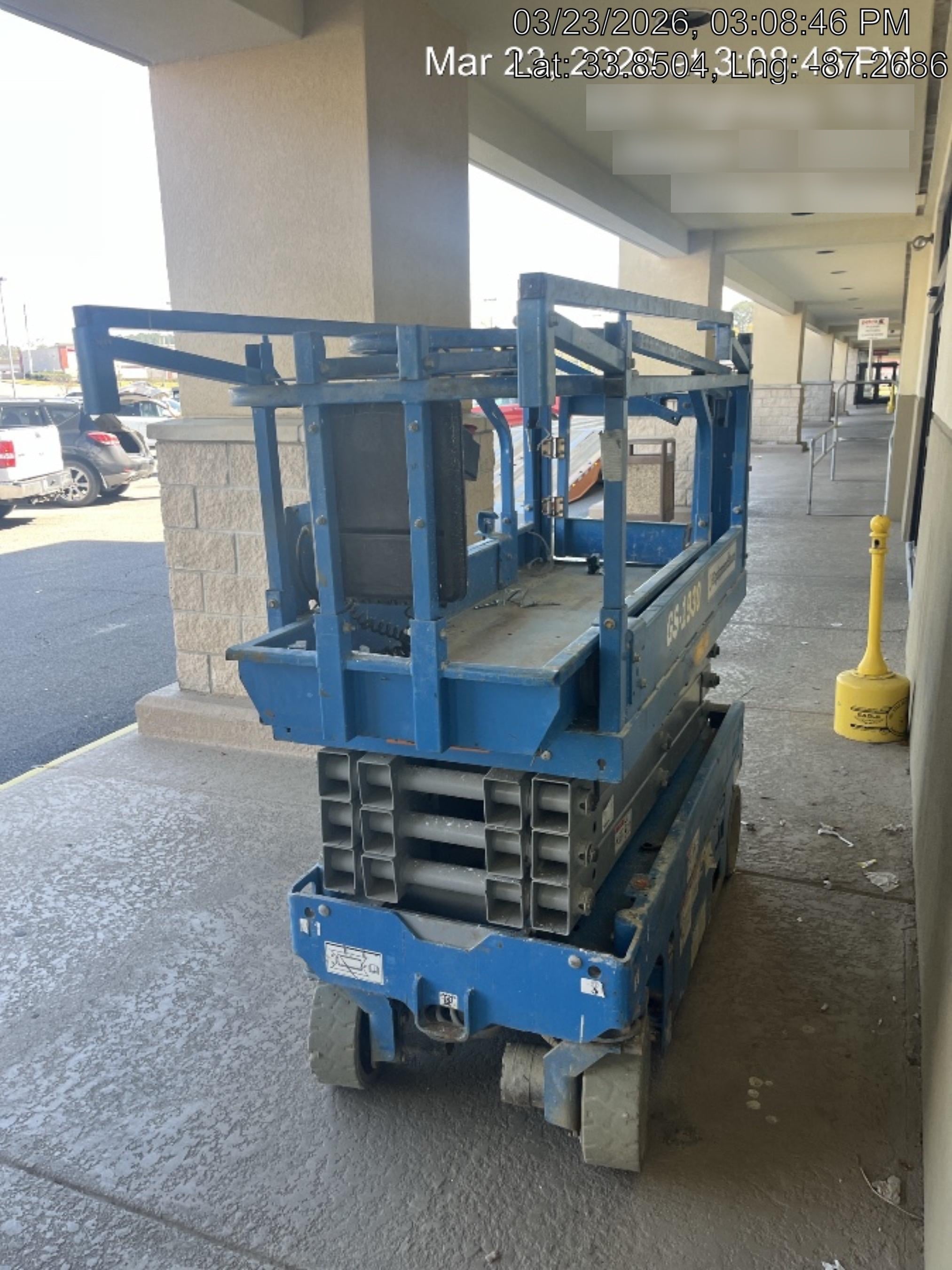 2020 Genie GS-1930 Solid Non Marking Tires, Beacon, Folding rails with half height swing gate