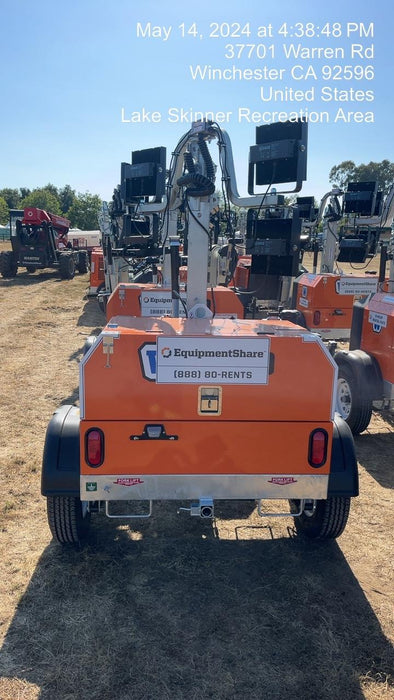 2024 Wanco WLTT-4MM4K Diesel, Deep Sea Controller, Shore Power Plug, Auto Start, (4) 350W LED Floodlights, 4kW Generator, 60 Gal Fuel Tank, 2" Ball, T3