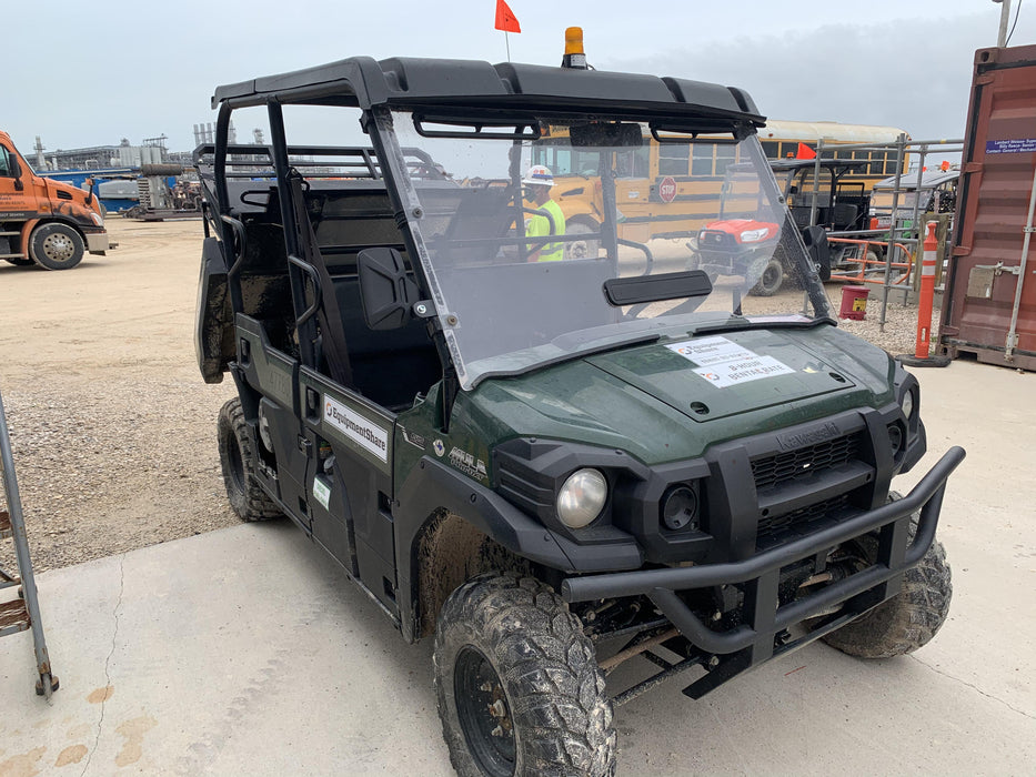2019 Kawasaki Mule PRO-DXT Standard Options, Backup Alarm, Beacon, Plastic Hard Top, Poly Windshield, Horn Kit