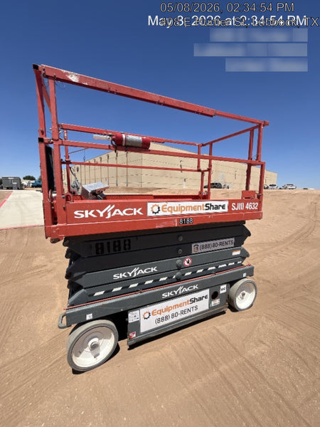 2018 Skyjack SJIII-4632 Skyjack SJIII4632 Scissor Lift w/Trojan Batteries