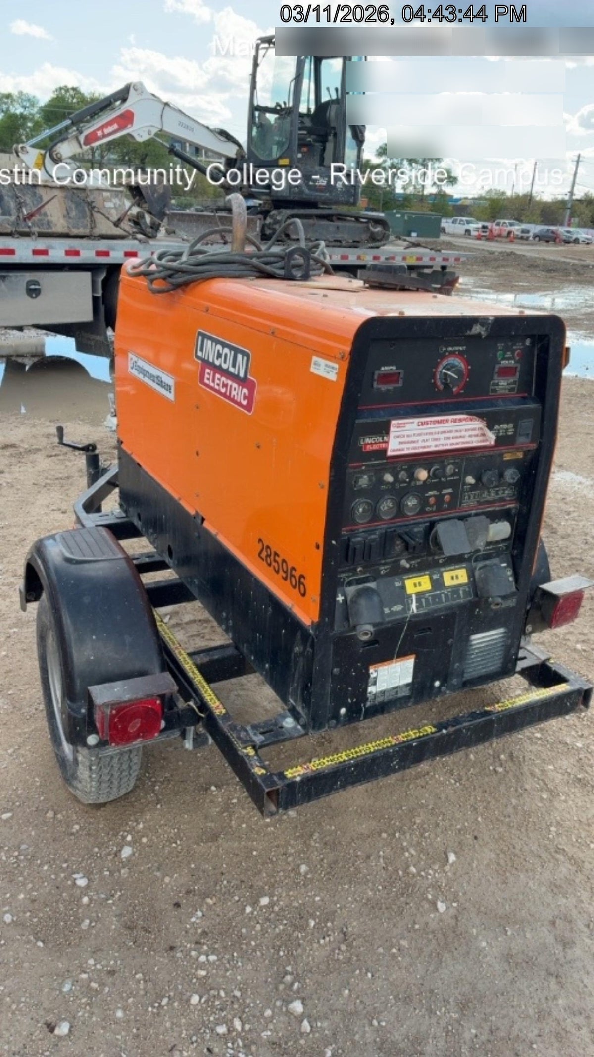 2022 Lincoln Electric LE400 Kubota V1505, Trlr, Cable Rack, Light Kit, ES Decals, T3
