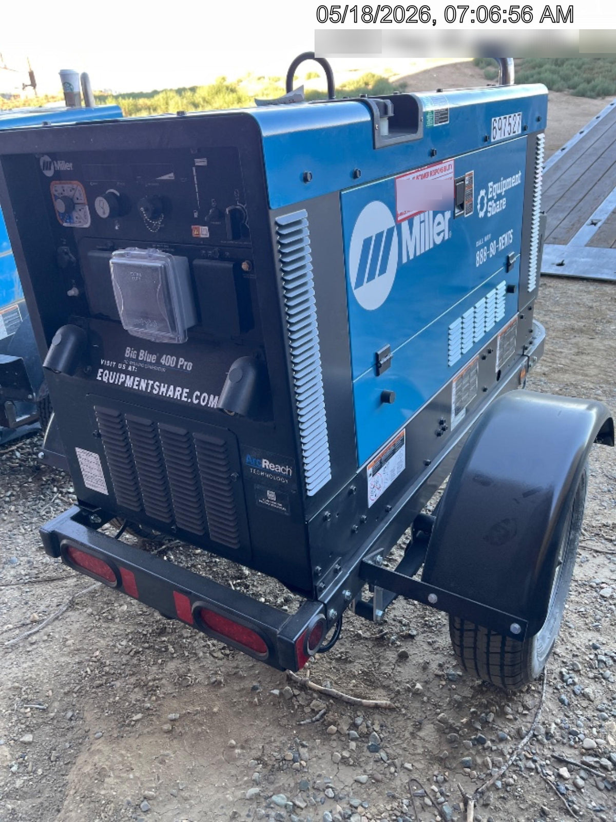 2026 MILLER ELECTRIC BIG BLUE 400