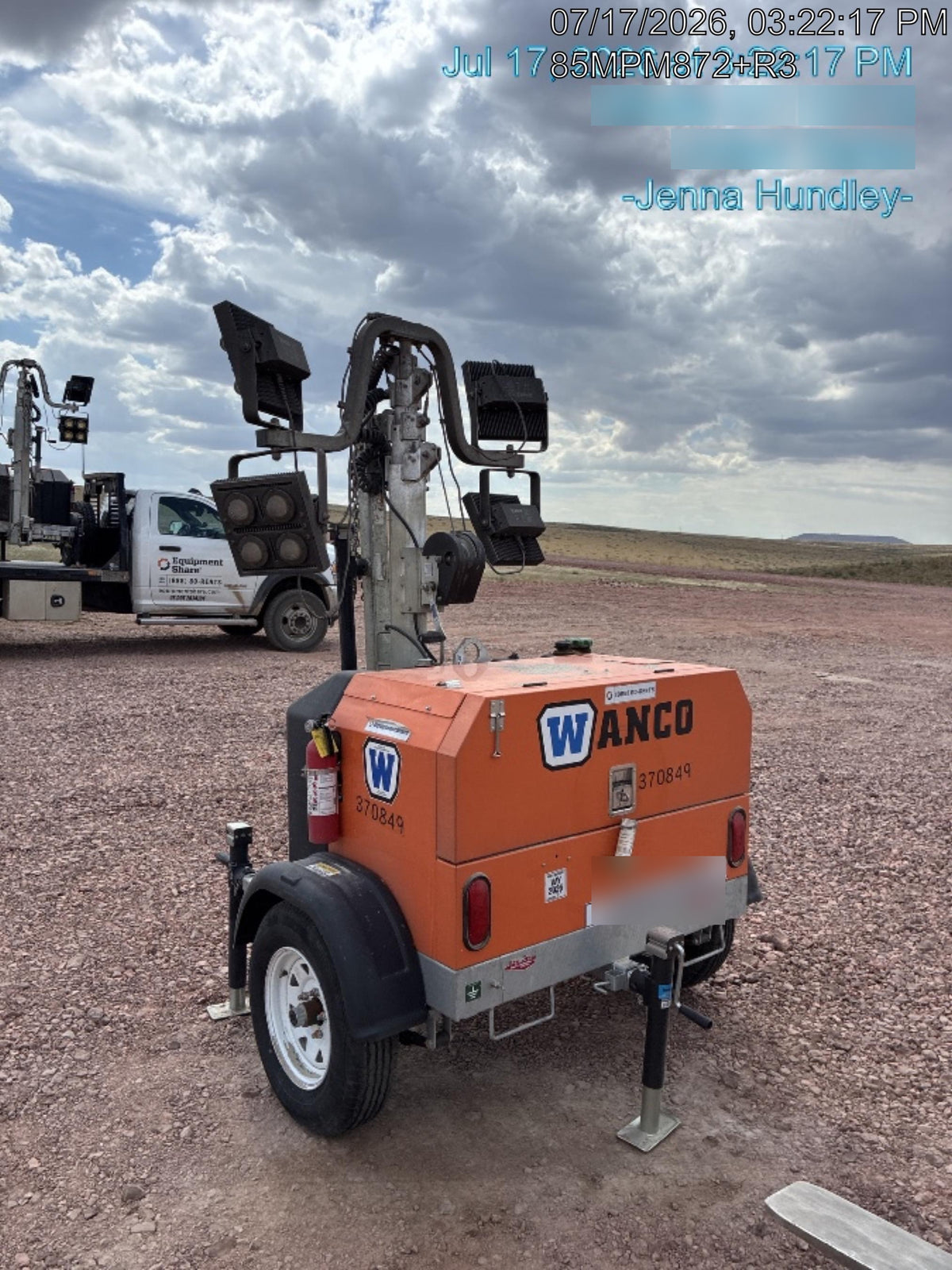 2023 Wanco WLTT-4MM4K Diesel, Deep Sea Controller, Shore Power Plug, Auto Start, (4) 350W LED Floodlights, 4kW Generator, 60 Gal Fuel Tank, 2" Ball, T3
