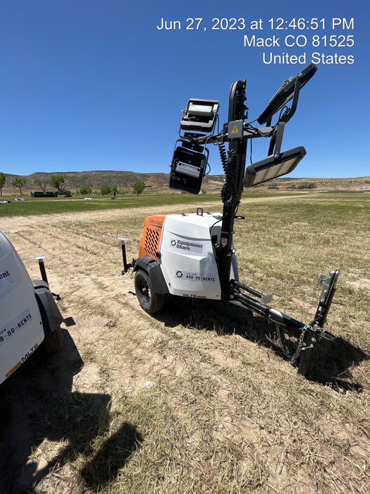 2023 Generac MLT2 Diesel, Flex Switch 120V Input, Powerzone Controller, (4) 320W LED Lights, 4kW Generator, 39.9 Gal Fuel Tank, 2" Ball, T3