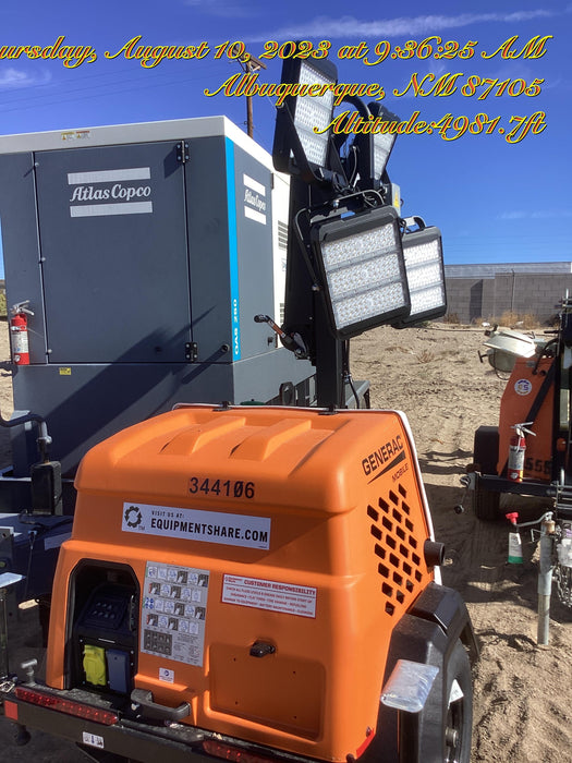 2023 Generac MLT2 Diesel, Flex Switch 120V Input, Powerzone Controller, (4) 320W LED Lights, 4kW Generator, 39.9 Gal Fuel Tank, 2" Ball, T3