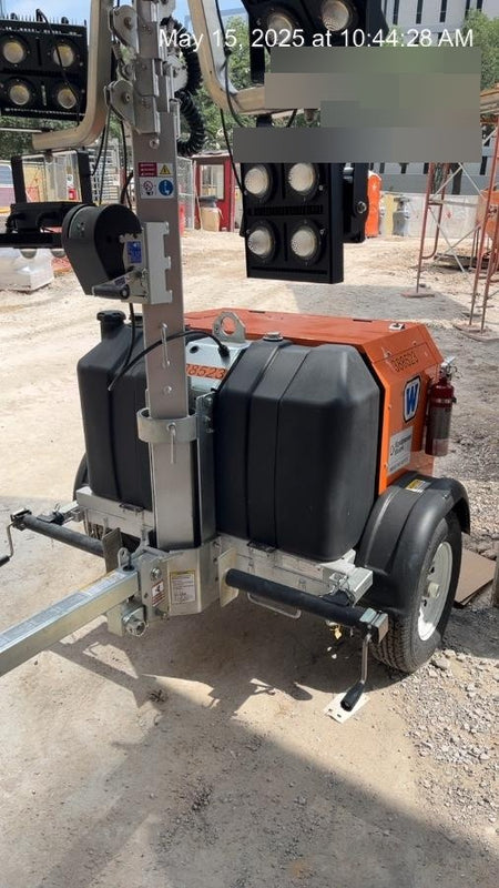 2024 Wanco WLTT-4MM4K Diesel, Deep Sea Controller, Shore Power Plug, Auto Start, (4) 350W LED Floodlights, 4kW Generator, 60 Gal Fuel Tank, 2" Ball, T3