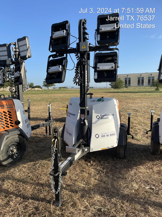 2023 Generac MLT2 Diesel, Flex Switch 120V Input, Powerzone Controller, (4) 320W LED Lights, 4kW Generator, 39.9 Gal Fuel Tank, 2" Ball, T3