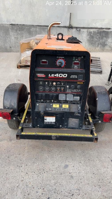 2022 Lincoln Electric LE400 Kubota V1505, Trlr, Cable Rack, Light Kit, ES Decals, T3