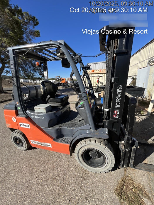 2022 TOYOTA 8FGU25 LP w/ Scale