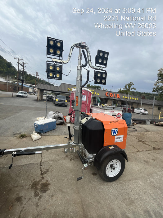 2024 Wanco WLTT-4MM4K Diesel, Deep Sea Controller, Shore Power Plug, Auto Start, (4) 350W LED Floodlights, 4kW Generator, 60 Gal Fuel Tank, 2" Ball, T3
