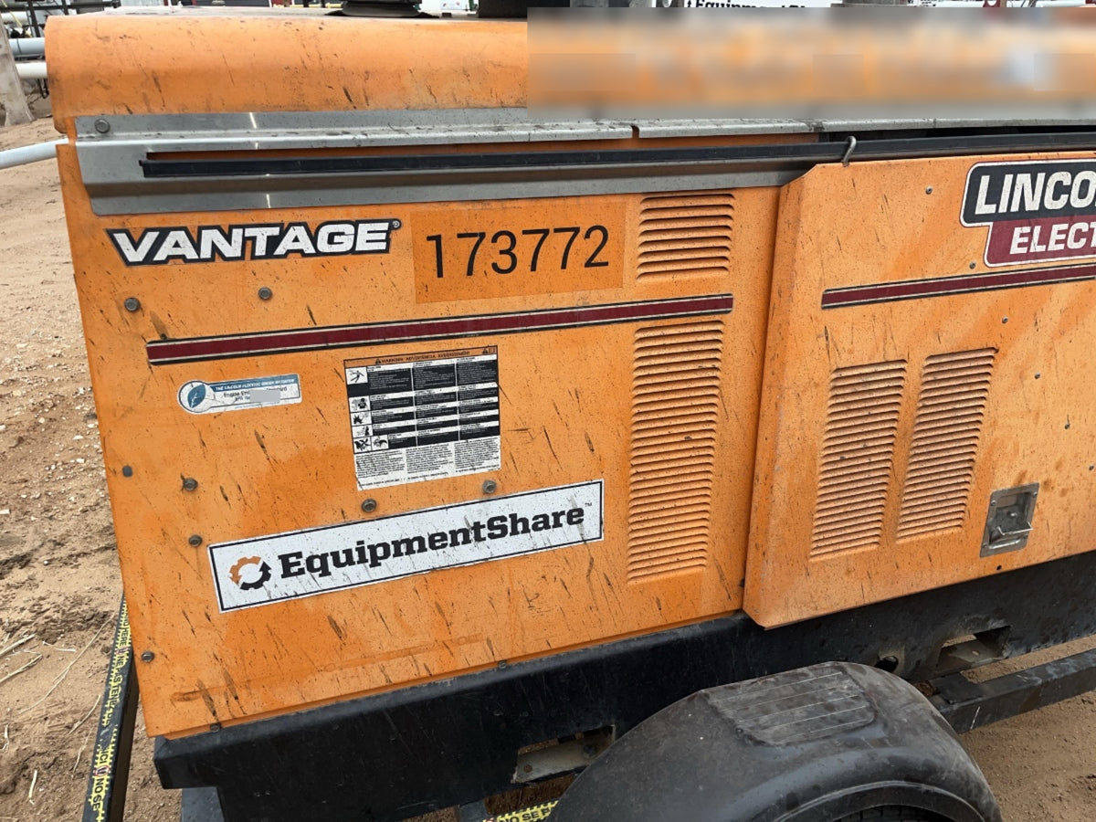 2021 Lincoln Electric Vantage 549X Ready Pak 3, ORANGE (includes trailer, cable rack, fender light kit)