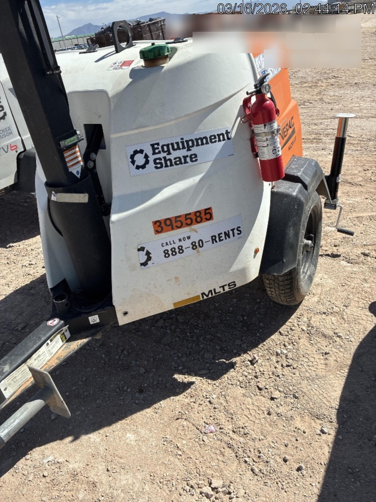 2023 Generac MLT2 Diesel, Flex Switch 120V Input, Powerzone Controller, (4) 320W LED Lights, 4kW Generator, 39.9 Gal Fuel Tank, 2" Ball, T3