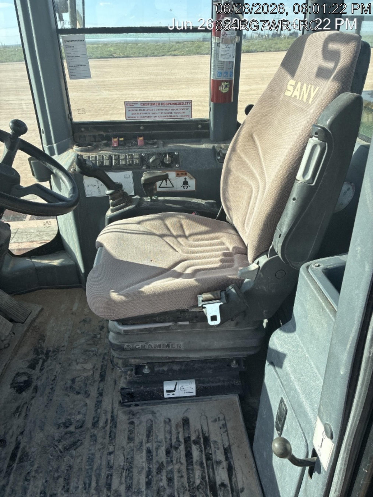2019 Sany SW405K Tier 4, Cab, 3rd Function Hydraulics Smooth Pin On Bucket