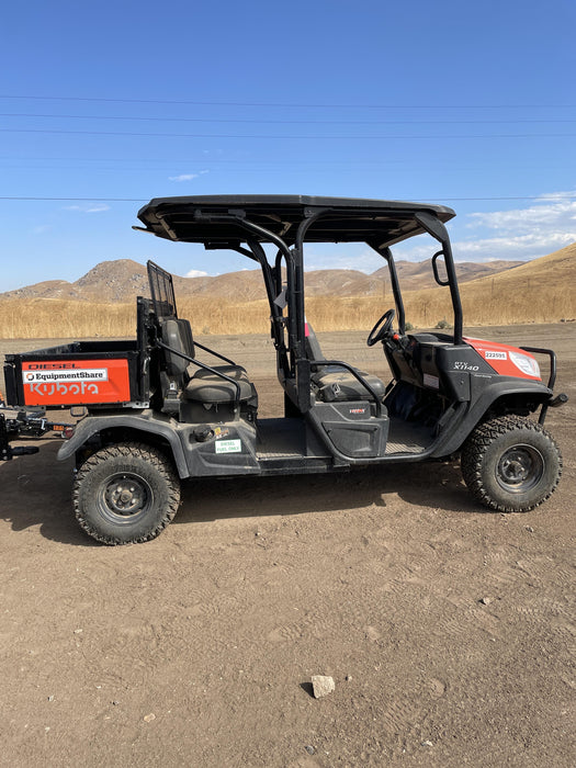 2022 Kubota RTV-X1140W-H Plastic Canopy, Windshield Acrylic Clear, LED Strobe Light, Wire Harness Kit, Back up Alarm