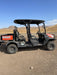 2022 Kubota RTV-X1140W-H Plastic Canopy, Windshield Acrylic Clear, LED Strobe Light, Wire Harness Kit, Back up Alarm