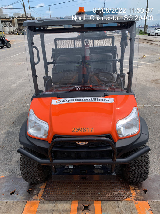 2022 Kubota RTV-X1140W-H Plastic Canopy, Windshield Acrylic Clear, LED Strobe Light, Wire Harness Kit, Back up Alarm