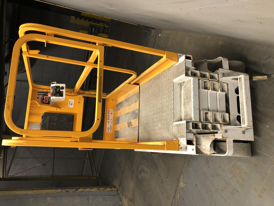 Custom Equipment HB-1430 Hy-Brid Scissor Lift
Platform capacity up to 670 lbs
Working height up to 20 ft
Weighs under 1,700 lbs
Non-marking wheels