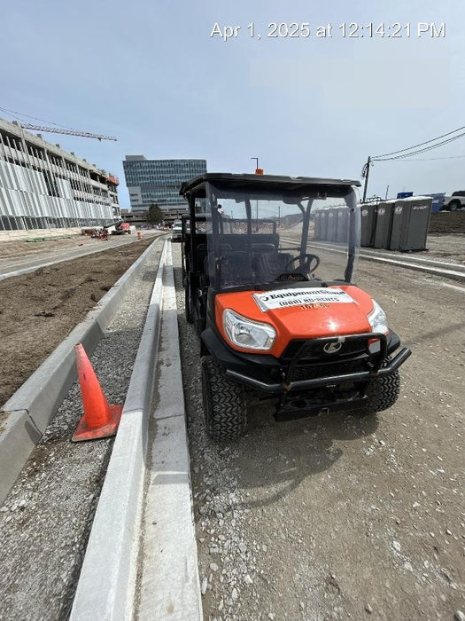 2022 Kubota RTV-X1140W-H Plastic Canopy, Windshield Acrylic Clear, LED Strobe Light, Wire Harness Kit, Back up Alarm