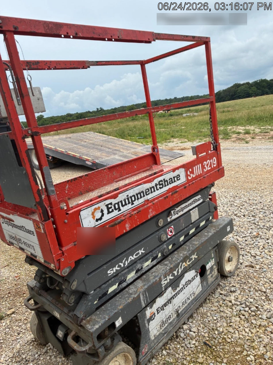 2019 Skyjack SJIII-3219 Standard Options, Trojan Batteries