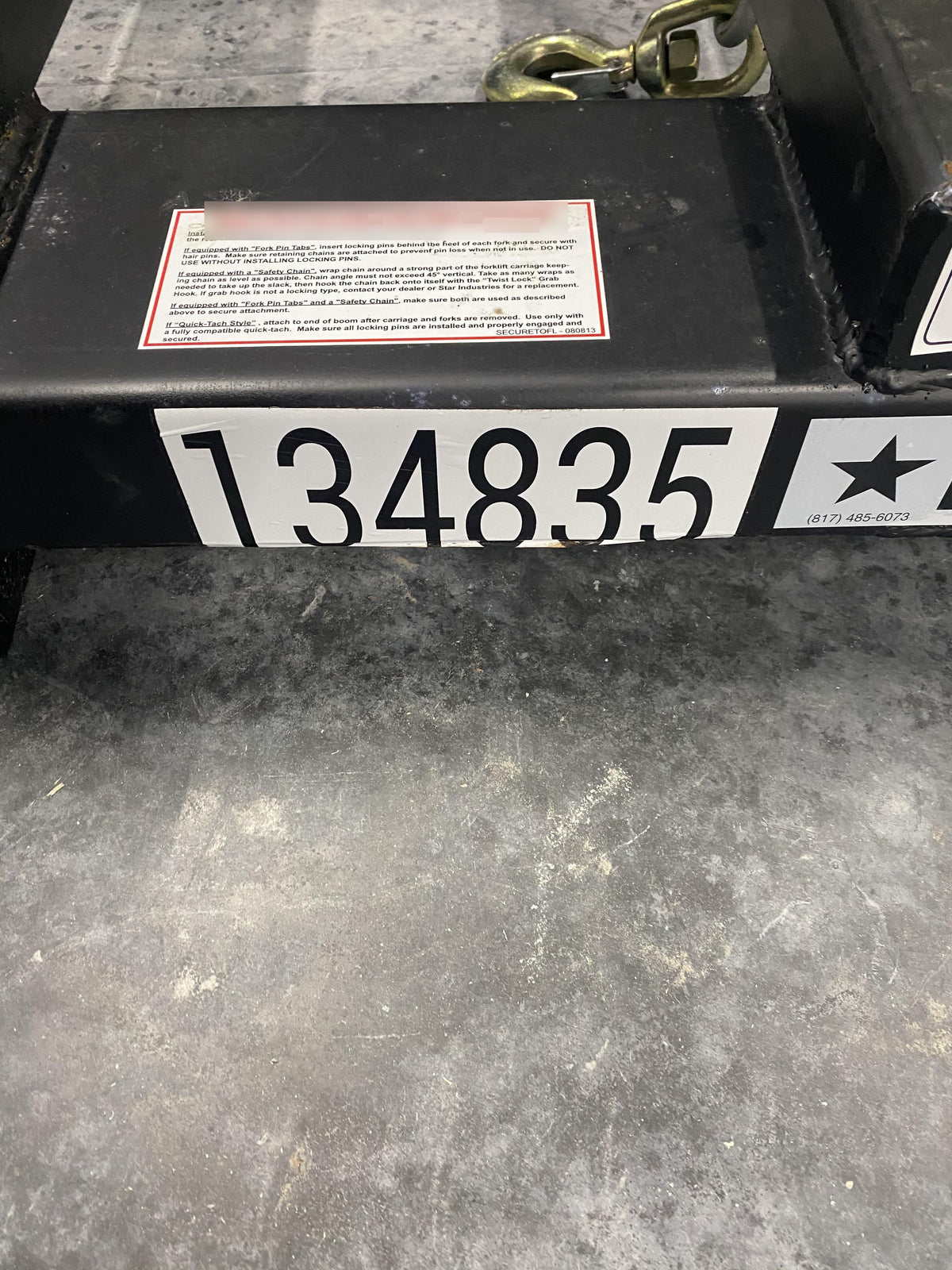 2021 STAR INDUSTRIES 1395B