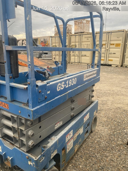 2020 Genie GS-1930 Fixed rails with chain entry gate - Pre A92.20