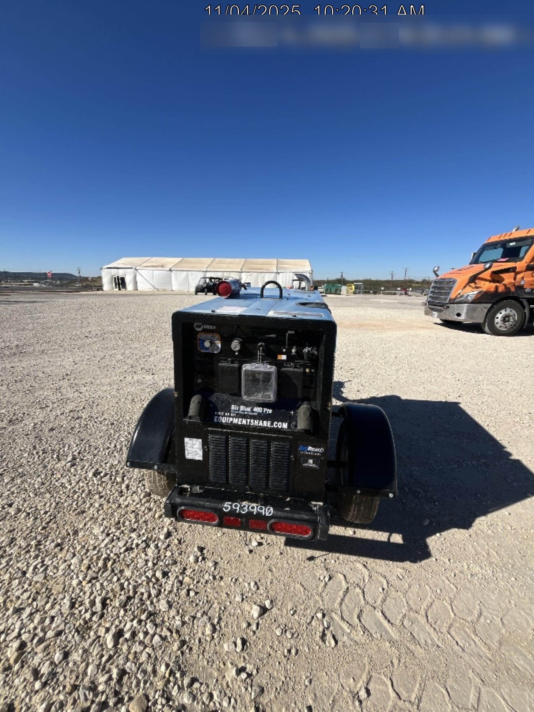 2025 MILLER ELECTRIC BIG BLUE 400