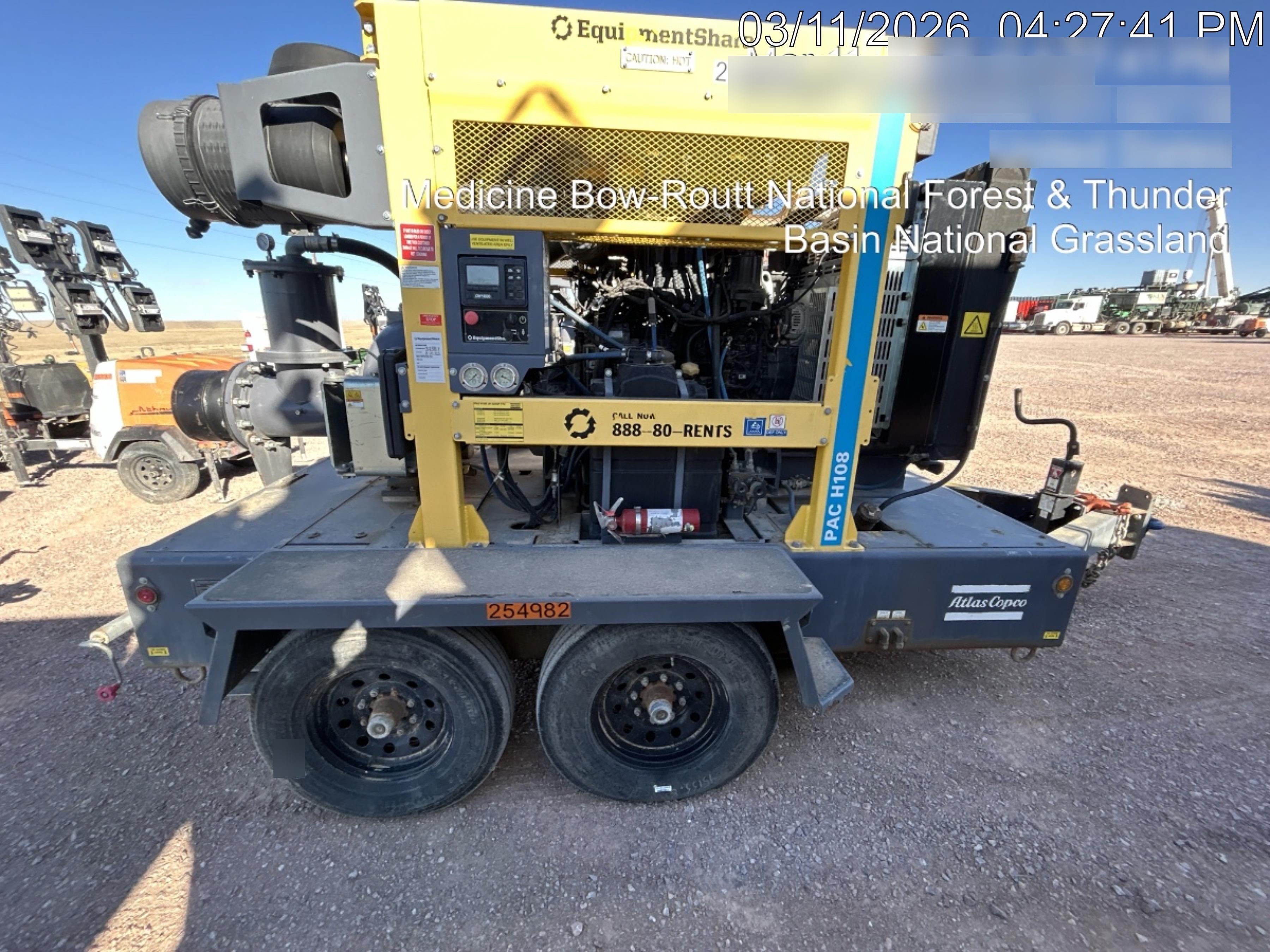 2022 ATLAS COPCO PAC H108 JD