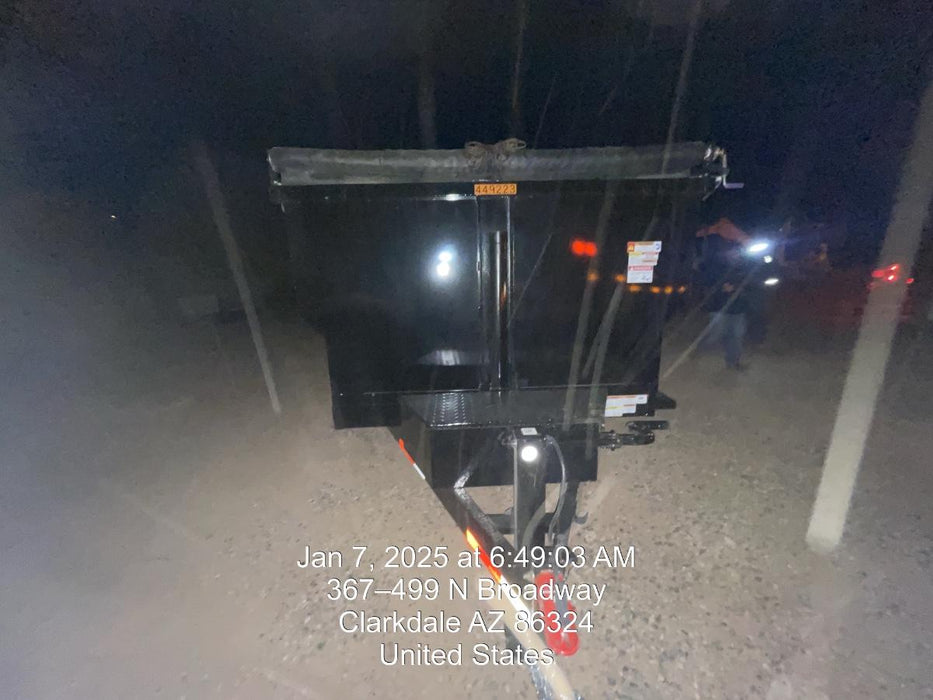 2025 TEXAS PRIDE TRAILERS 14'L x 7'W 5 Cu Yd Trunnion Hydraulic Dump