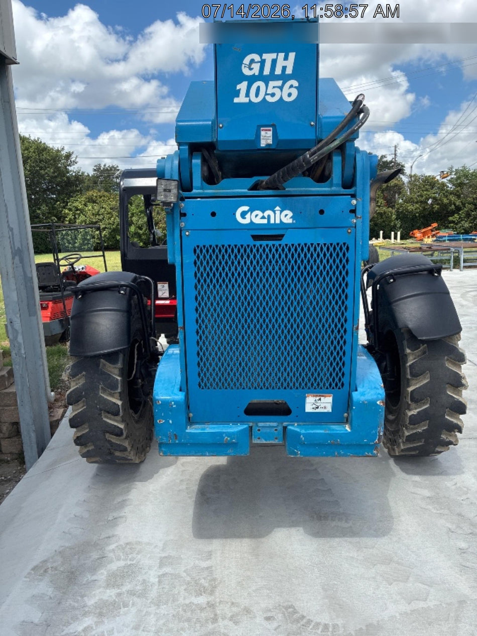 2018 Genie GTH-1056 Genie GTH-1056 w/Open ROPS, FF Tires, Work Light/Beacon, 60" Carriage and Forks