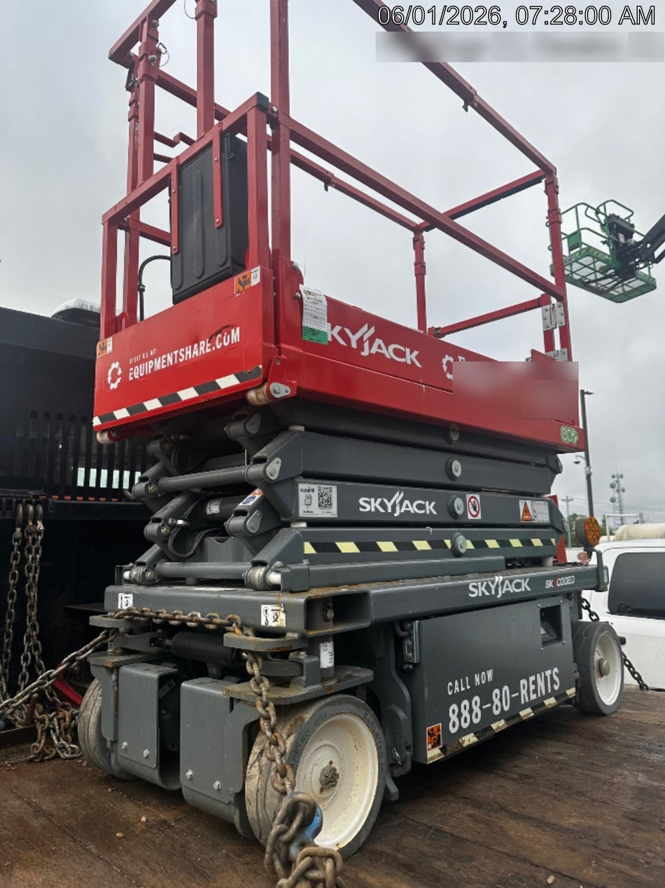 2024 Skyjack SJ3219 Electric Drive, Sld NM Tires, DBcns, RFRails, Power to Platform, T3 + Access Control